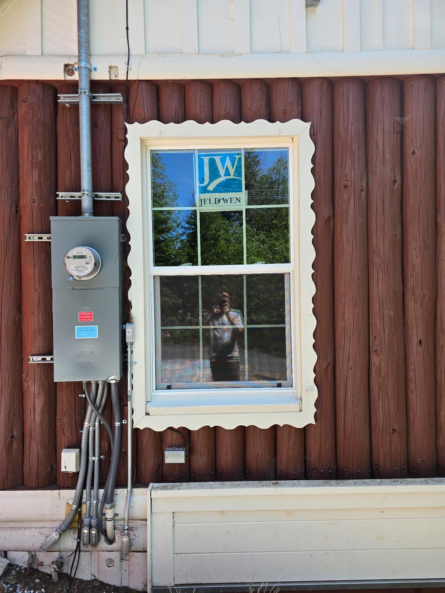 Window replacement — new window in